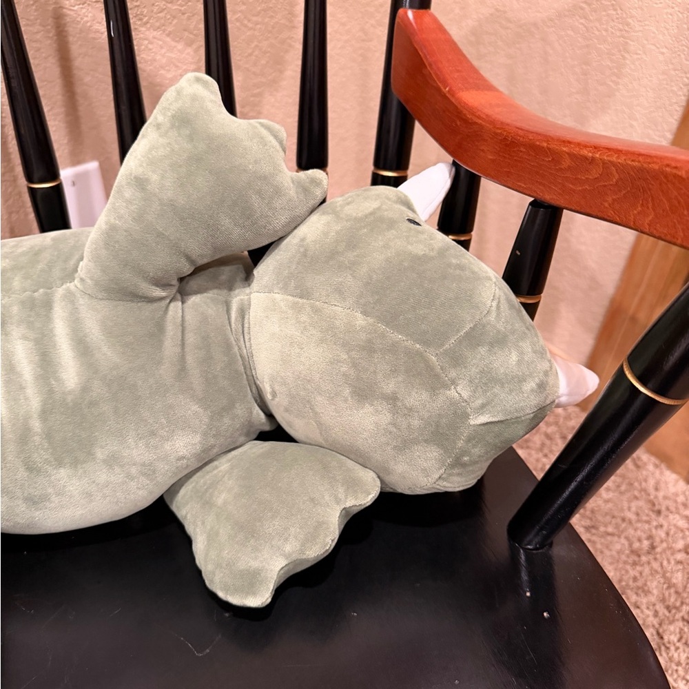 NWT Dinosaur Weighted Plush Kids' Throw Pillow Green - Pillowfort™ - Picture 9 of 9